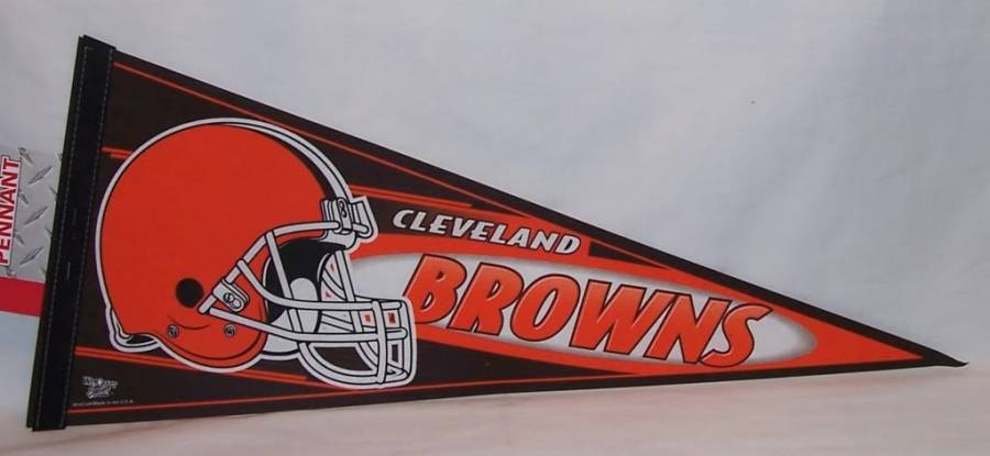 Cleveland Browns Helmet Pennant