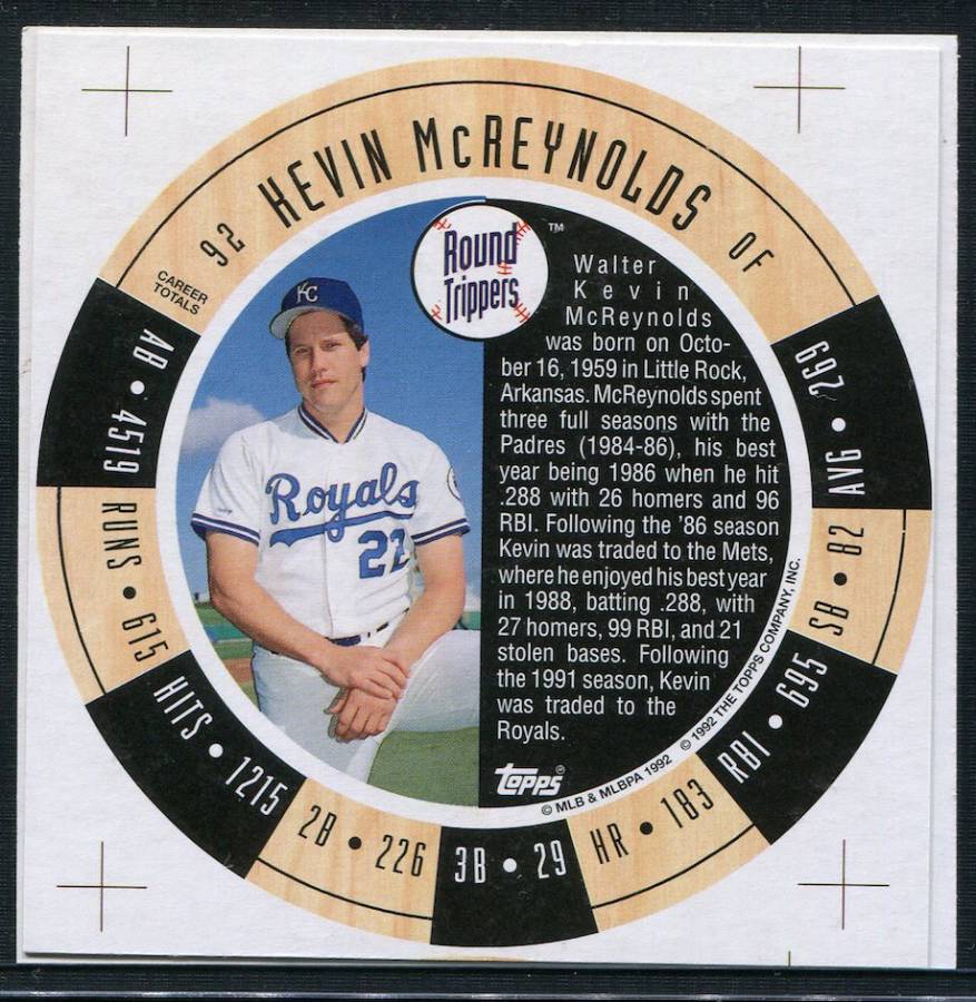 1988 Fleer #143 Kevin McReynolds VG New York Mets - Under the Radar Sports