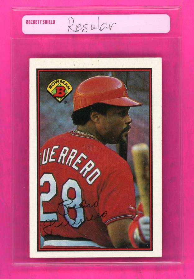 1990 Fleer Baseball Card Pedro Guerrero St. Louis Cardinals #250
