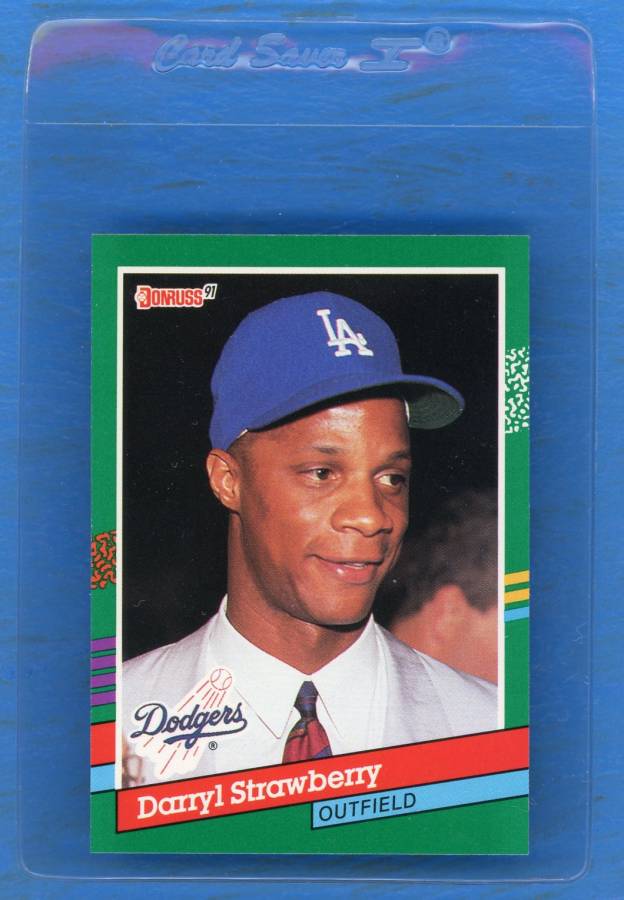 1991 Ultra #171 Darryl Strawberry Los Angeles Dodgers Baseball Card