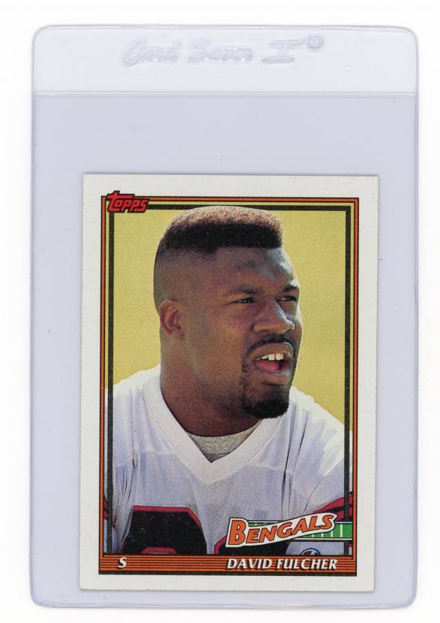 : 1992 Topps # 348 David Fulcher Cincinnati Bengals