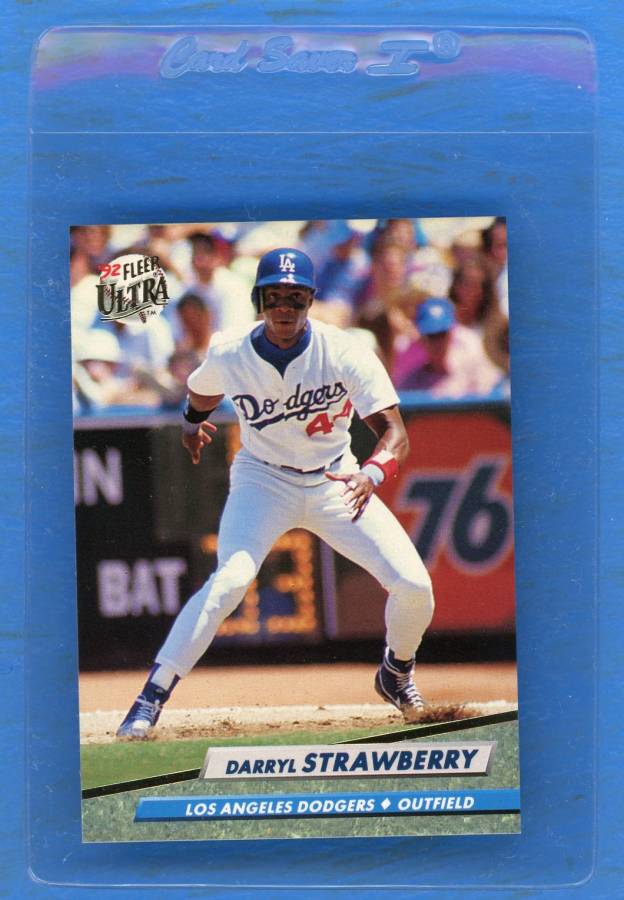 1991 Ultra #171 Darryl Strawberry Los Angeles Dodgers Baseball Card