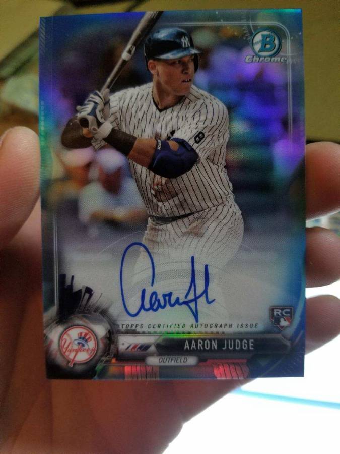 Reprint AARON JUDGE 2013 Bowman Chrome Autographed REPRINT 