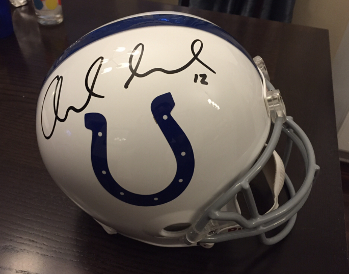 Andrew Luck Signed Full-Size Indianapolis Colts Helmet